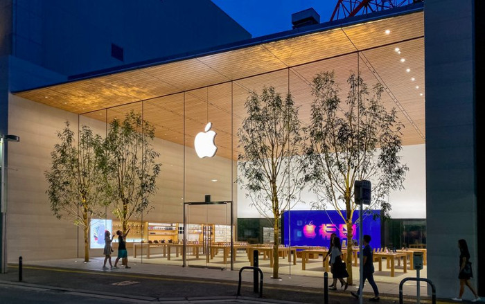 Độc và đẹp như Apple Store ở Nhật Bản, có hẳn một vườn tre phía sau Ảnh 2