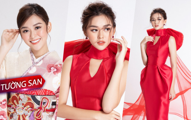 Tường San diện Kimono đẹp thanh thoát, gửi lời cầu nguyện đến Nhật Bản sau cơn bão lớn Ảnh 2