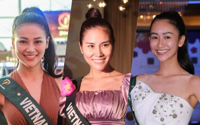 Đọ mặt mộc của Hoàng Hạnh - Phương Khánh - Hà Thu tại Miss Earth: Ai mới là 'Best Face'? Ảnh 2