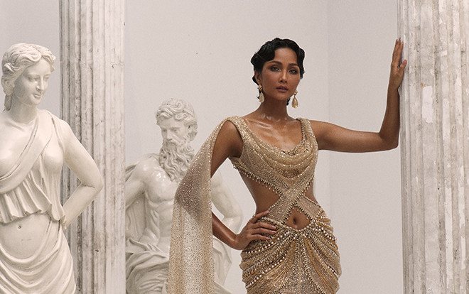 Tạm dừng chân tại MUV, H'Hen Niê khoe body chẳng chút mỡ thừa khi hóa nữ thần Hi Lạp Ảnh 2