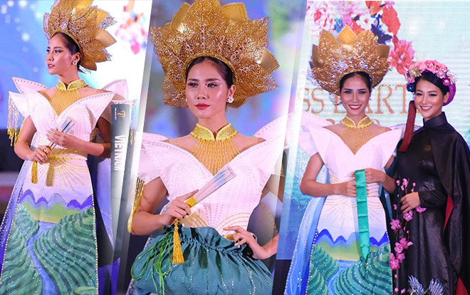 Lấy lại phong độ, Hoàng Hạnh xuất sắc giành giải Đồng National Costume tại Miss Earth 2019 Ảnh 2