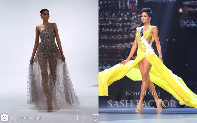 Hoàng Thùy đang 'ủ mưu' tái hiện cú xoay váy thượng thừa của H'Hen Niê trên sân khấu Miss Universe 2019 Ảnh 2