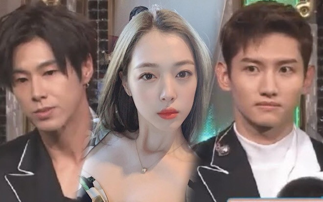 DBSK lộ rõ vẻ đau buồn trên sóng truyền hình sau tin Sulli qua đời Ảnh 2