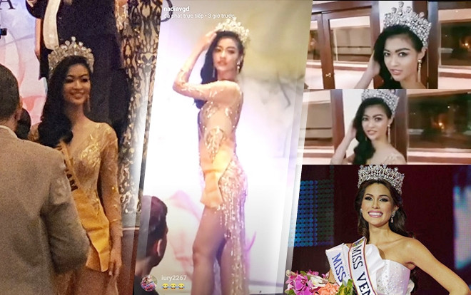 HOT: Kiều Loan đội vương miện Venezuela catwalk - pose dáng 'đỉnh cao' khiến fan vỡ òa Ảnh 2