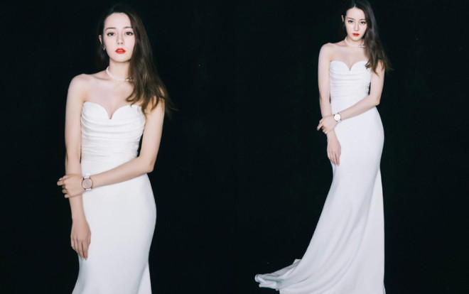 Nhiệt Ba đẹp như tiên nữ nhưng liên tục lấy tay che chắn vì sợ hớ hênh Ảnh 2