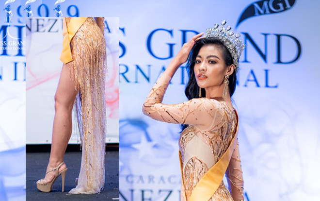 Kiều Loan lộ chân to và ngắn, fan nghi ngờ nhiếp ảnh gia chụp hình 'không có tâm' ở Miss Grand International Ảnh 2