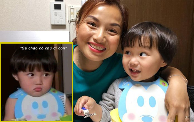 Cậu bé lai Việt - Nhật và câu nói 'Sa chào cô chú đi con!' bỗng trở thành hiện tượng khắp mạng xã hội Ảnh 2