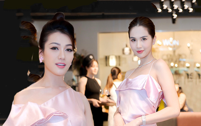 Ngọc Trinh - Thái Nhiên Phương đọ sắc một 9 một 10 trong sắc hồng ngọt ngào Ảnh 2