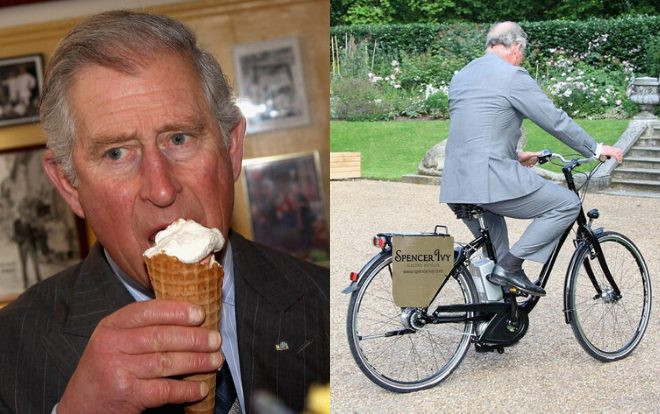 Hình ảnh đời thường dùng máy hút bụi, ăn kem ốc quế của hoàng tử Charles gây sốt Ảnh 2