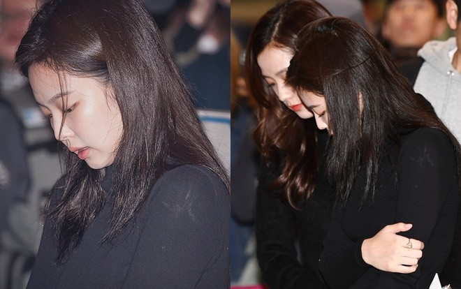 Jennie (BlackPink) xuất hiện tiều tụy, được Jisoo dìu đỡ tại sân bay khiến fan lo lắng Ảnh 2