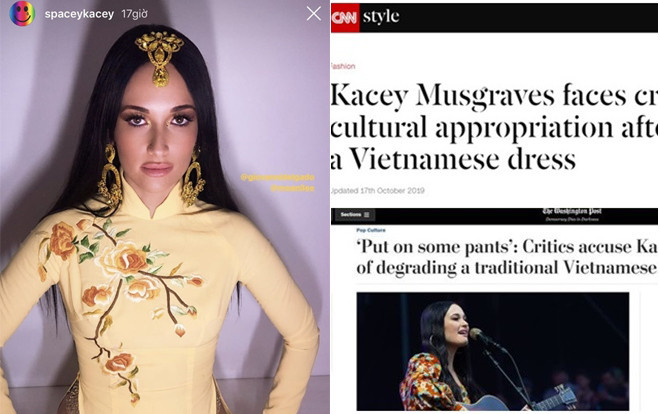 Báo quốc tế nói gì về việc nữ ca sĩ người Mỹ 'mặc áo dài không quần' khi lên sân khấu biểu diễn? Ảnh 2