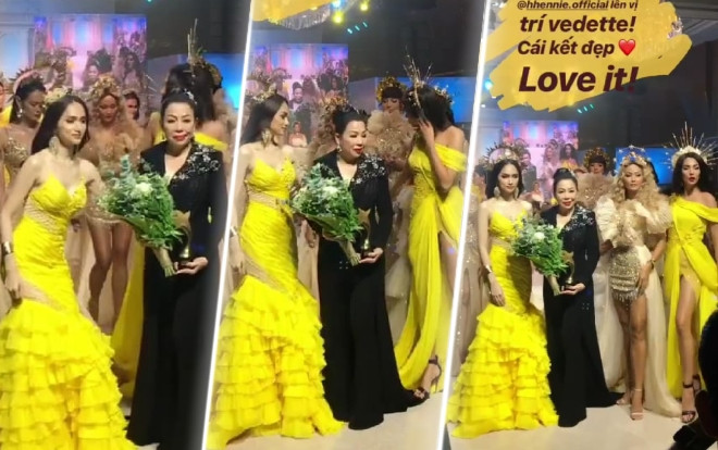 Hương Giang kéo tay NTK, 'dàn xếp' chỗ đứng Vedette cho H'Hen Niê: Xứng tầm hoa hậu đàn chị! Ảnh 2