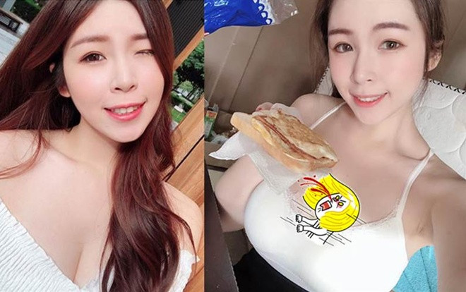 Cô nàng 'nóng bỏng' khoe tự làm bánh mì ăn sáng nhưng chi tiết này mới khiến dân tình 'đỏ mặt' Ảnh 2