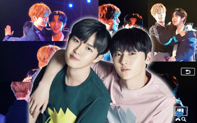Fan Wanna One được phen 'rần rần': Team 'Saranghae' Minhyun và Jaehwan hội ngộ thân thiết tại BOF Ảnh 2