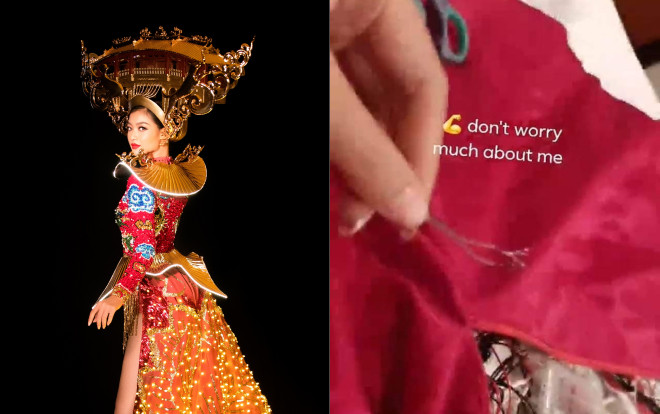 Đã tìm ra mối đứt trên National Costume, Kiều Loan lên tiếng trấn an fan đừng lo lắng Ảnh 2