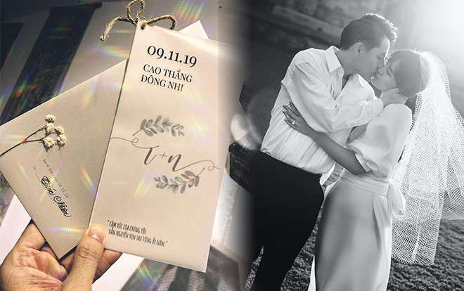 Đám cưới Đông Nhi - Ông Cao Thắng và những ‘pha hài hước’ khi nhận được thiệp báo hỉ Ảnh 2