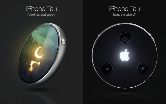 Mắt tròn mắt dẹt với ý tưởng iPhone có thiết kế hình tròn như đồng hồ, 3 camera sau Ảnh 2