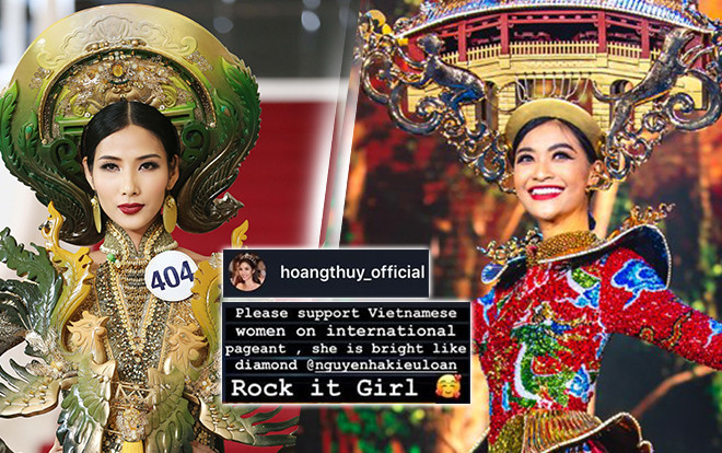 Hoàng Thùy kêu gọi fan cổ vũ Kiều Loan: ‘Em ấy tỏa sáng như một viên kim cương’ Ảnh 2