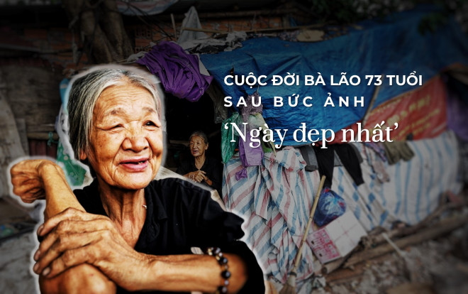 Cuộc đời bà lão 73 tuổi sau bức ảnh 'Ngày đẹp nhất' gây xúc động: Ở lều dột nát, nhường chỗ ngủ cho con trai khờ dại Ảnh 2