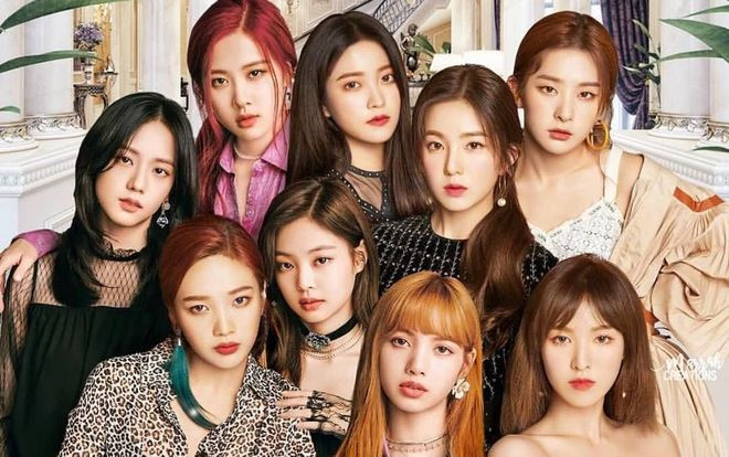 10 khoảnh khắc 'chị chị em em' của BLACKPINK và Red Velvet Ảnh 2