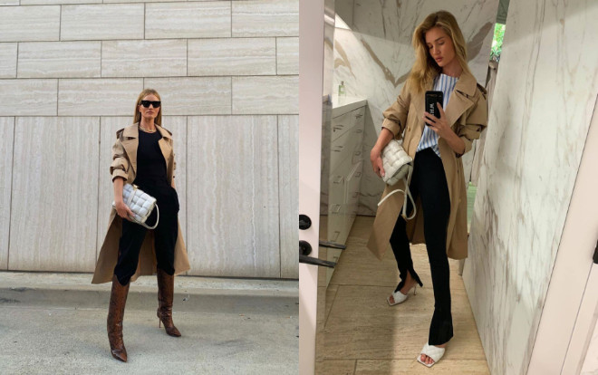 Học ngay siêu mẫu giàu nhất nước Anh Rosie Huntington-Whiteley mix đồ chất lừ đón mùa Đông Ảnh 2