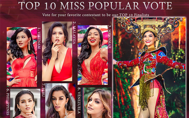 HOT: Kiều Loan xuất sắc dẫn đầu bình chọn vào thẳng Top 10, hạng #3 Top quốc phục Miss Grand Ảnh 2