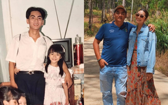 Tăng Thanh Hà chia sẻ ảnh chụp cùng anh trai ruột từ năm lên 7 tuổi và hiện tại Ảnh 2