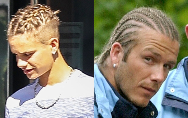 Để kiểu tóc tết tương tự bố hồi trẻ, Romeo Beckham nhận về cái kết không thể ngọt ngào hơn Ảnh 2