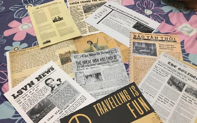Hoá thân thành ‘nhà báo mặt trận’, học sinh THPT FPT Hà Nội thuật lại chiến tranh thế giới một cách đầy sinh động Ảnh 2