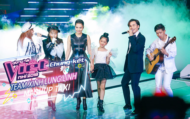 'Nổi da gà' với màn hòa giọng của Khánh An - Kiều Minh Tâm và Thu Minh tại Chung kết The Voice Kids Ảnh 2