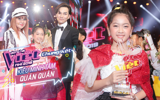 Kiều Minh Tâm đội Lưu Thiên Hương - Ali Hoàng Dương đăng quang quán quân The Voice Kids 2019 Ảnh 2