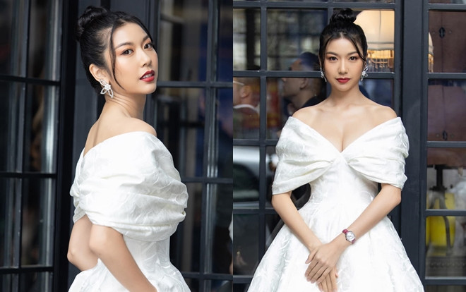 Tạm chia tay Miss Universe Vietnam, á hậu Thúy Vân khoe vẻ đẹp kiều diễm 'đốn tim' fan Ảnh 2