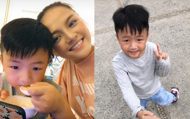 Loạt biểu cảm 'đáng yêu hết phần người khác' của con trai Thu Quỳnh khi bên mẹ vào dịp cuối tuần Ảnh 2
