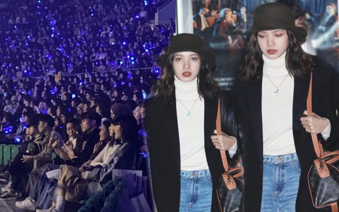 Đến dự concert Winner, Lisa (BlackPink) khiến fan chao đảo vì thần thái quá xuất sắc! Ảnh 2