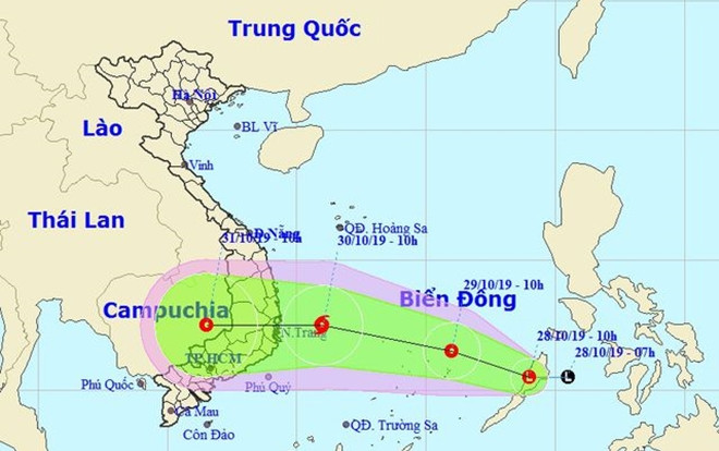 Xuất hiện áp vùng áp thấp nhiệt đới trên Biển Đông, có khả năng mạnh lên thành bão Ảnh 2
