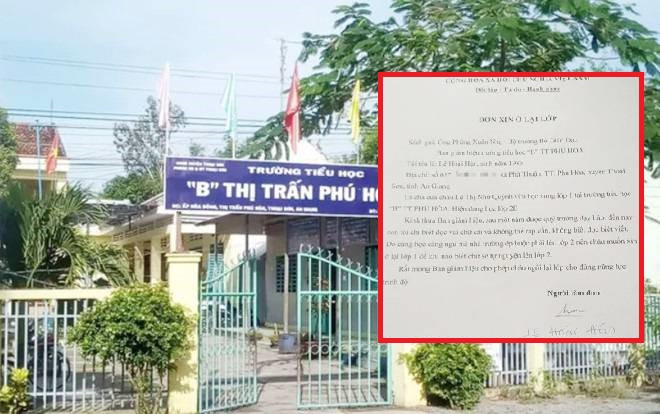 Xôn xao lá đơn xin cho con ở lại lớp với lý do 'càng học càng ngu' Ảnh 2