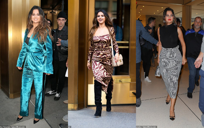 Selena Gomez xinh tươi 'hớn hở' thay xoành xoạch 4 bộ đồ trong một ngày Ảnh 2