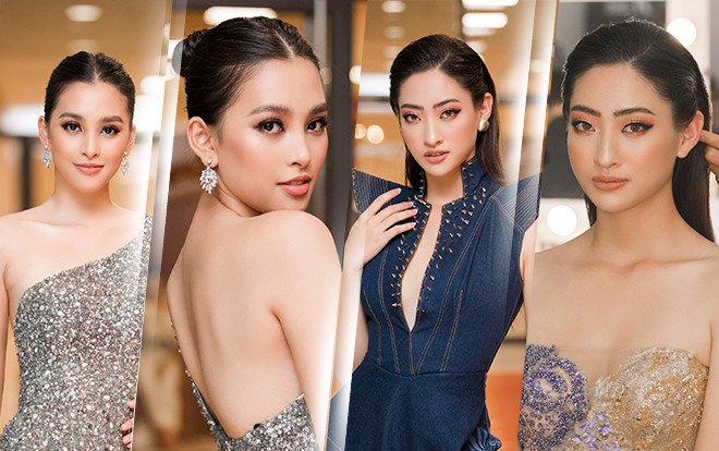 Tiểu Vy đẹp cuốn hút, 'đọ sắc' cùng Miss World Vietnam 2019 Lương Thùy Linh cá tính chuẩn Vedette Ảnh 2