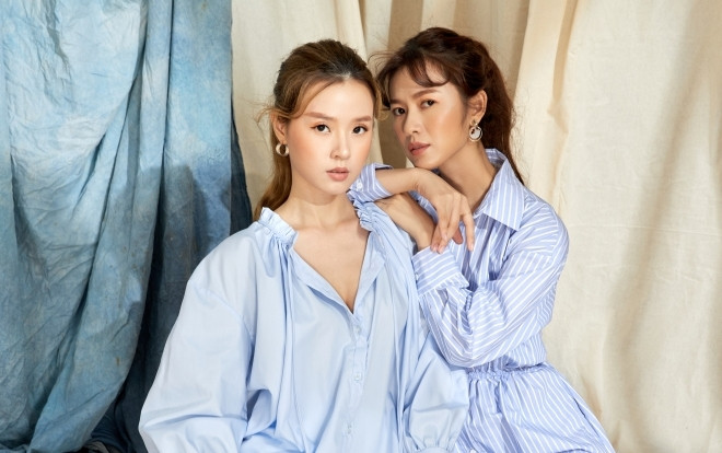 Oanh Kiều, Midu 'rủ rê' nhau thực hiện bộ ảnh 'chị chị em em' đậm chất thơ Ảnh 2