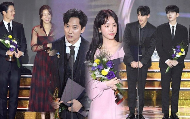 Han Ji Min, Kim Nam Gil - Jung Hae In và Monsta X thắng giải 'Văn hóa & Nghệ thuật 2019' Ảnh 2