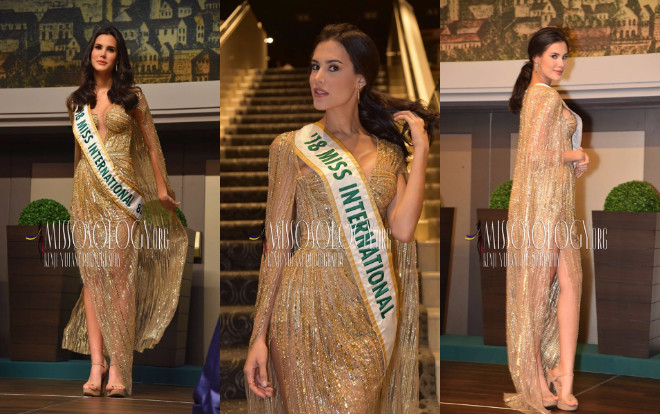 Đụng độ váy xuyên thấu với 'chị đại' Thanh Hằng, Hoa hậu Quốc tế lấn lướt nhờ đôi chân dài 1m15 Ảnh 2