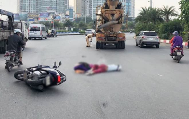 Hà Nội: Va chạm với xe bồn, hai phụ nữ tử vong thương tâm trên đường Phạm Hùng Ảnh 2
