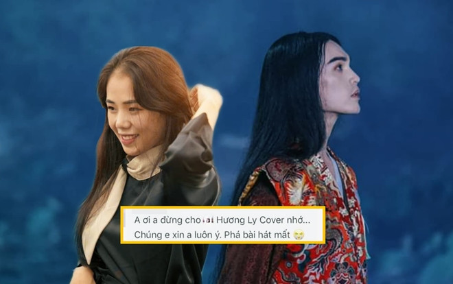 Netizen truyền nhau khoảnh khắc: Nguyễn Trần Trung Quân 'thả tim' bình luận 'Không cho Hương Ly cover vì sẽ phá nát bài' Ảnh 2