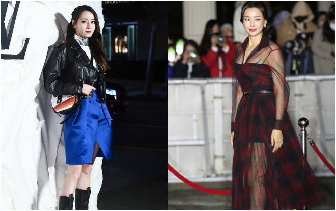 Địch Lệ Nhiệt Ba tóc tết cá tính tại sự kiện của LV, Honey Lee thu hút khi diện đầm xuyên thấu Ảnh 2