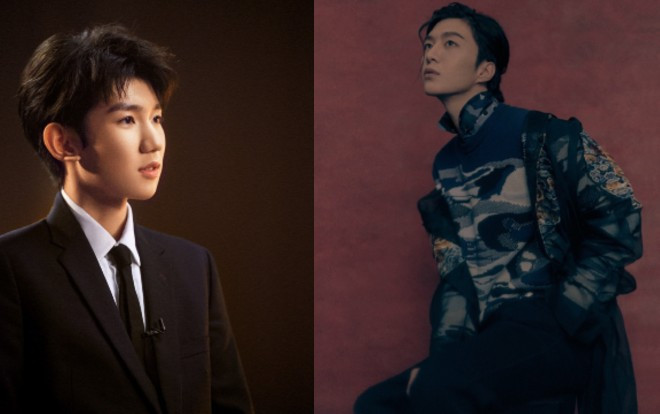 Vương Nguyên trưởng thành trong bộ vest đen - Phạm Thừa Thừa hóa thiếu niên quý tộc sang trọng Ảnh 2