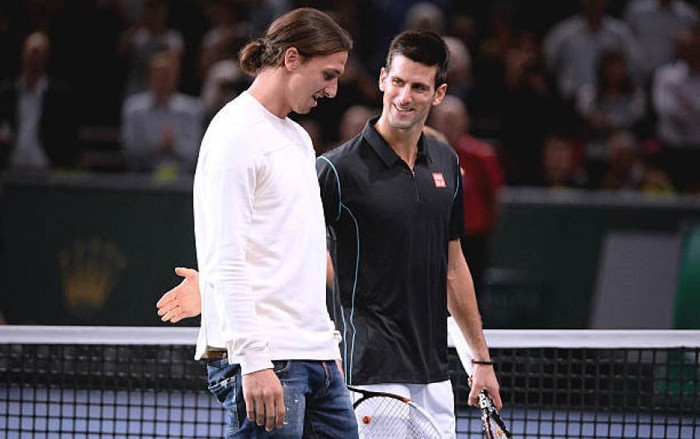 Học đòi kỹ thuật xử lý bóng của Ibrahimovic, Novak Djokovic nhận cái kết đắng Ảnh 2