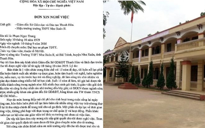 Một giáo viên ở Thanh Hóa xin nghỉ việc vì… lương không đủ sống Ảnh 2