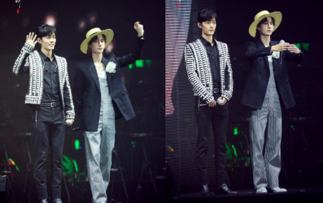 Tiêu Chiến, Vương Nhất Bác rơm rớm nước mắt, nghẹn ngào khi chào tạm biệt khán giả tại Concert Trần tình lệnh Ảnh 2