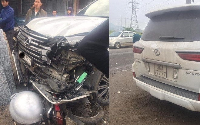 Ô tô Lexus biển ngũ quý 7 tông tử vong người phụ nữ đang sang đường Ảnh 2