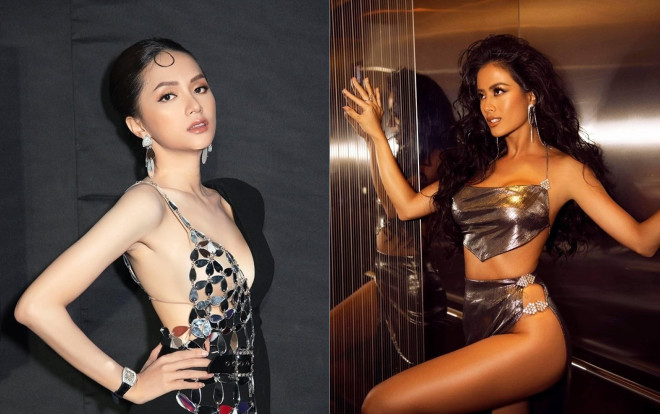 Hương Giang - Như Vân nhiều lần khán giả ngộp thở vì váy áo gợi cảm, tưởng như chạm khẽ là rơi Ảnh 2